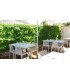 Fireproof green wall 100 x 100 cm fire resistant treated