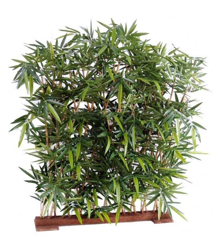 Artificial bamboo hedge