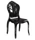 Black baroque chair