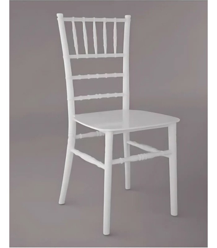 Chiavari white chair for rent