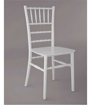 Chiavari white chair for rent