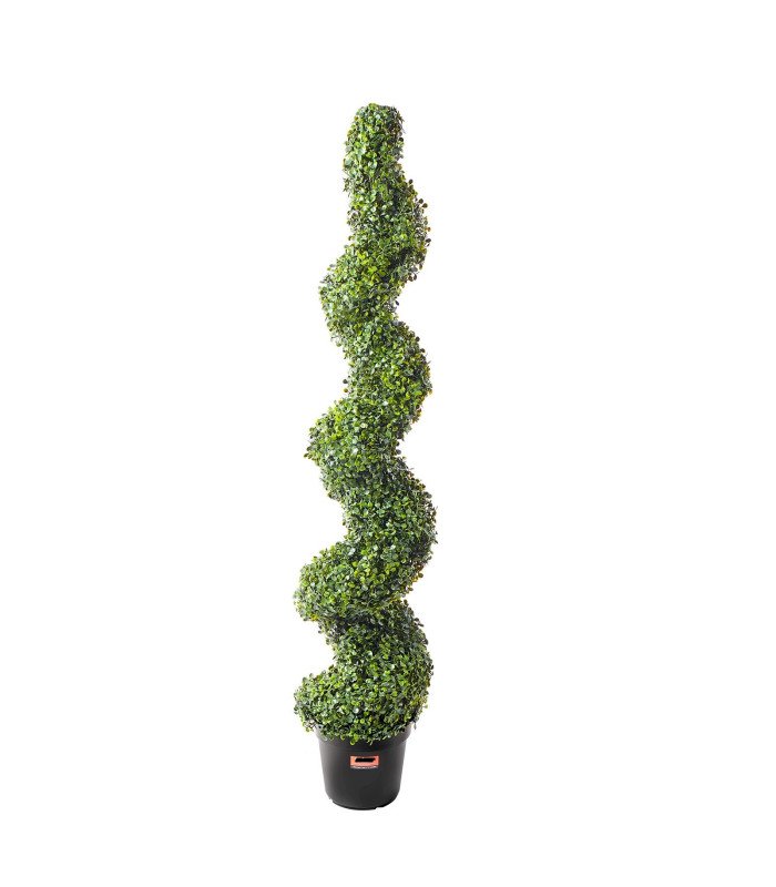 Artificial spiral boxwood H 180 cm