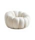Ecru 360° swivel bubble chair hire