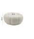 Ecru 360° swivel bubble pouf