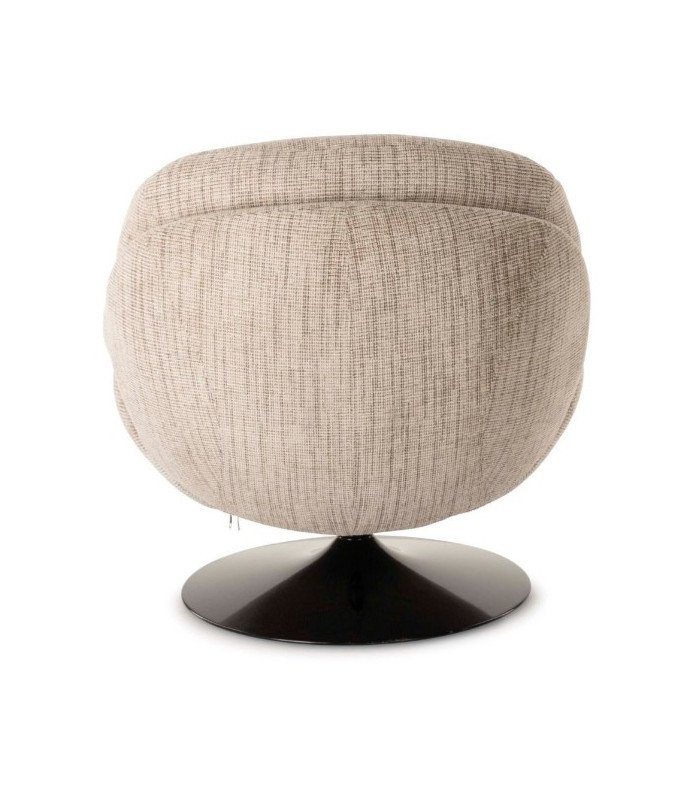 Fauteuil beige pivotant