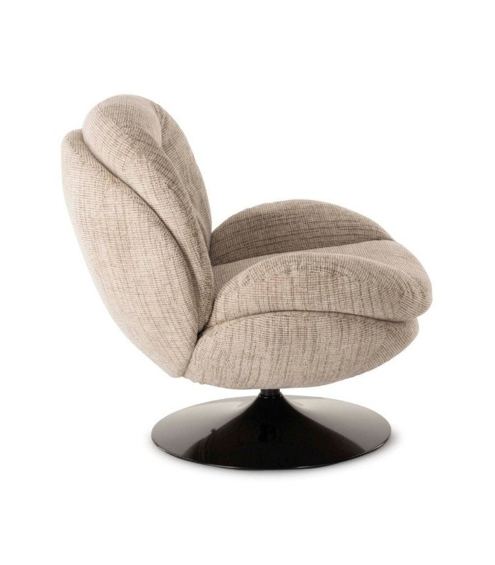 Fauteuil beige pivotant