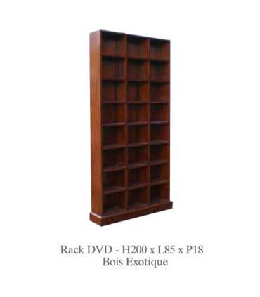Exotic Wood DVD Cabinet