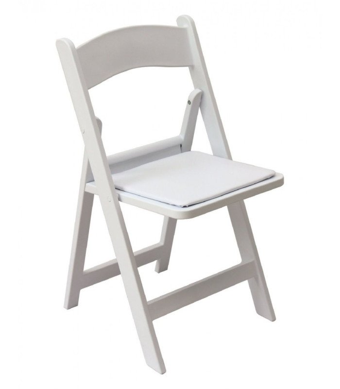 Chaise pliante blanche pour mariage wedding