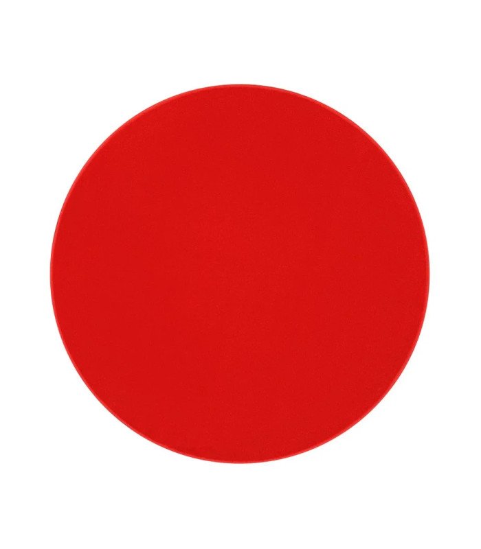 Round red carpet 160 x 160 cm