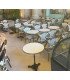 Rattan-look bistro chair Model Marais