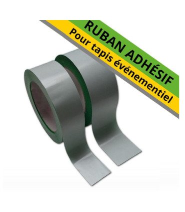 Ruban adhésif pour fixation de tapis événementiel