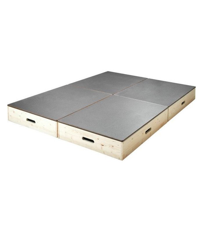 Estrade modulable revêtement antidérapant 115 cm x 80 cm