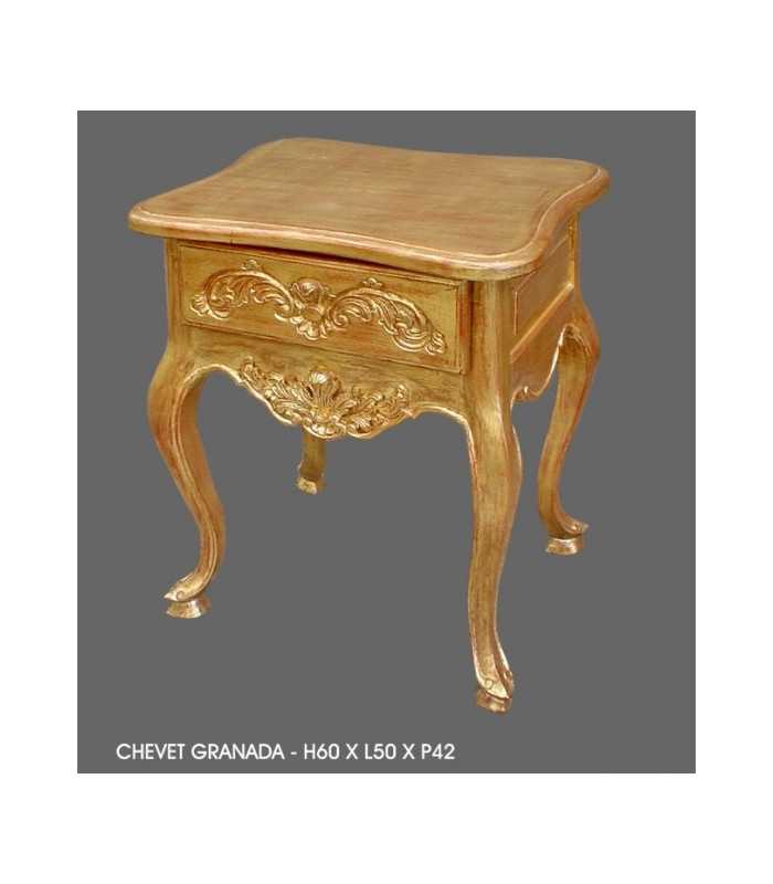 Wooden Bedside Granada Model