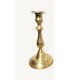 Bougeoir en métal doré H 35 cm pour décoration de table événementielle
