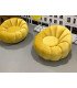 Fauteuil bulle jaune