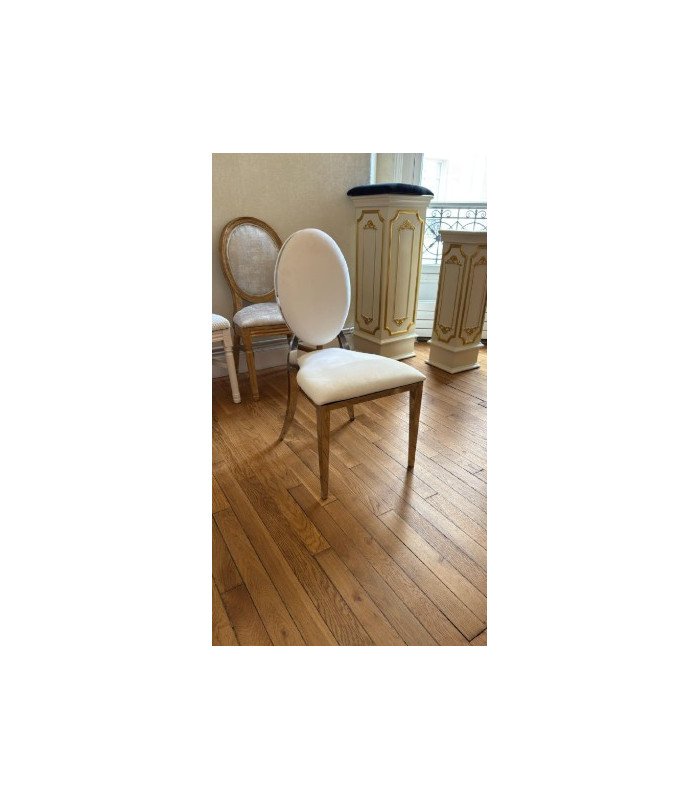 Gilded medallion chair new