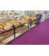 Metal and wood console H 75 cm