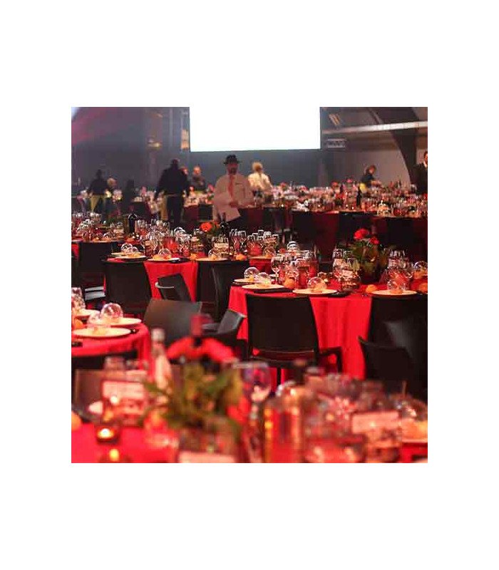 Trix black stacking chair