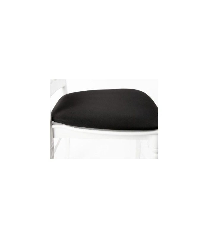 Location housse noire pour galette chaise Napoléon 3