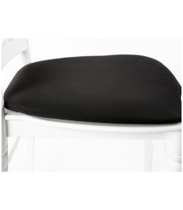 Location housse noire pour galette chaise Napoléon 3