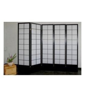 Japanese folding screen, 5 panels