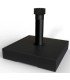 25-kg black square weighted parasol base available for rent from 126 Events for outdoor events