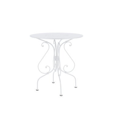 Table en fer forgé blanc 1900