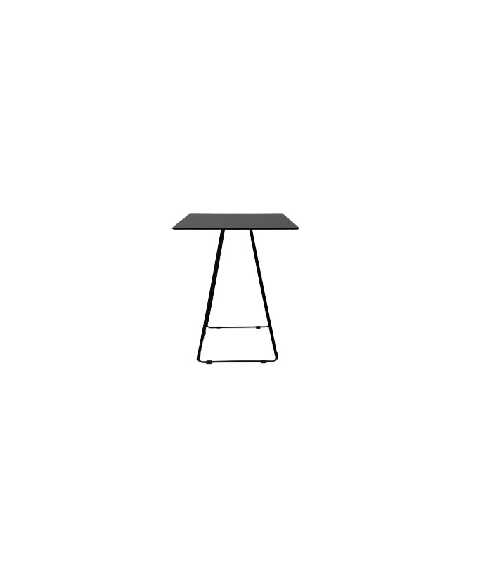 Table haute noir style industriel 105 cm modèle Paris