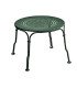 Cedar green metal coffee table
