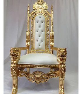 Golden throne Lion model