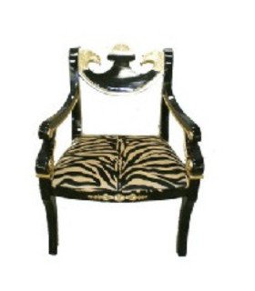 Location Fauteuil tissu tigre