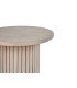 Round coffee table in natural wood diam 50 cm