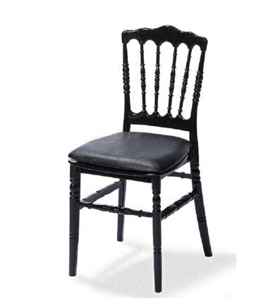 Chaise Napoléon polypropylene noire
