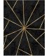 Tapis noir et or 200 x 280 cm en location pour espace événementiel 126 Events