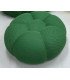 Green fabric bubble pouf for rent for event lounge areas