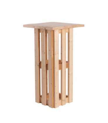 Rent high tables made from recycled wooden pallets for business events with 126 Events