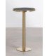 location table haute mange debout style gatsby plateau marbre noir