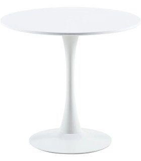 Location table tulipe blanche diametre 60 cm