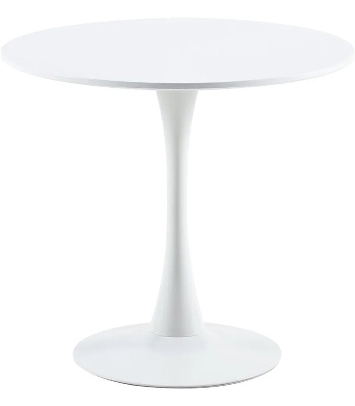 Location table tulipe blanche diametre 60 cm
