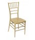 Chaise Chiavari doré polypropylène