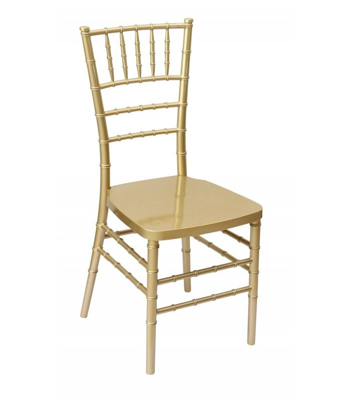 Chaise Chiavari doré polypropylène