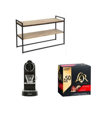 Location pack machine à café professionnelle avec capsules et console
