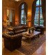 Pack Chesterfield Cuir Marron en location par location Mobilier Paris