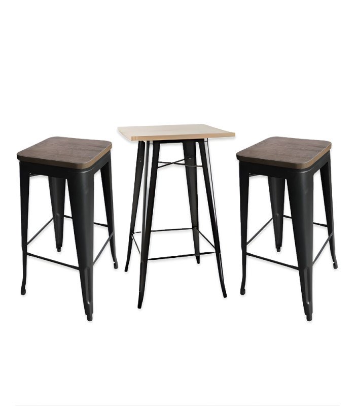 photo of the industrial pack on a white background, furniture rented from 126 Events