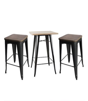 photo of the industrial pack on a white background, furniture rented from 126 Events