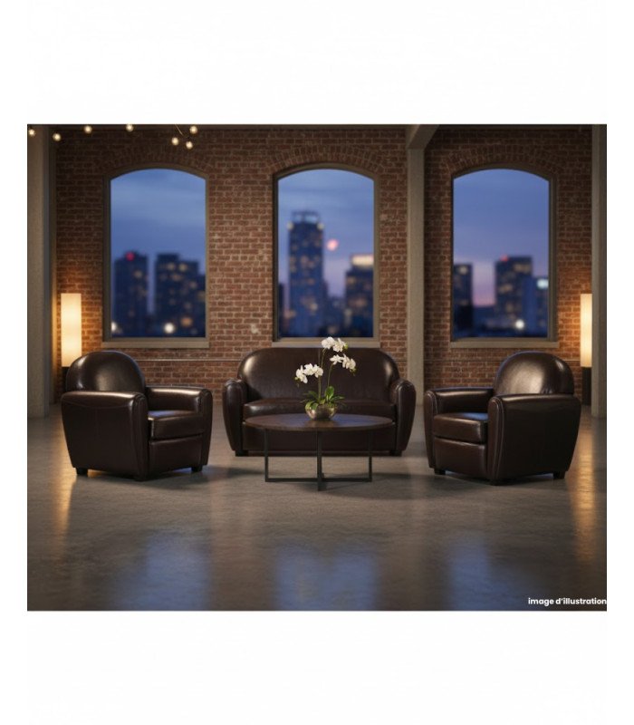 Photo of the club chair package at a private reception and rental by 126 Events