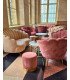 2-seater rounded shell sofa ecru L 167