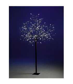 180 cm LED light tree in a blue setting, decorative lighting for a professional event in Paris