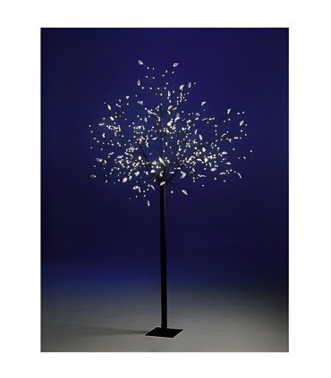 180 cm LED light tree in a blue setting, decorative lighting for a professional event in Paris