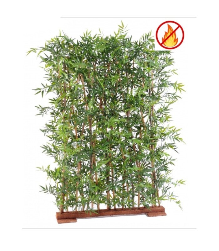 Location haie de bambou artificielle séparateur d'espace non feu m1